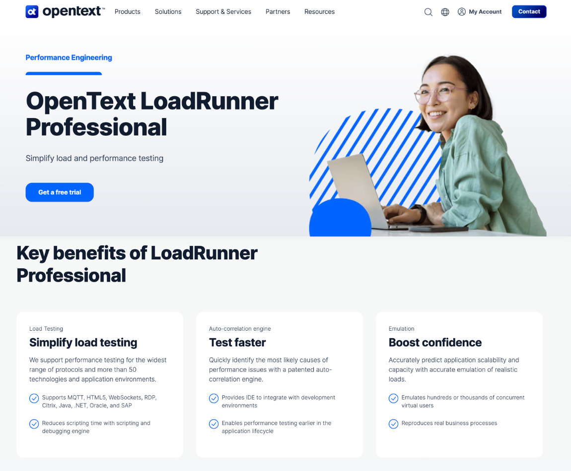 Screen LoadRunner Performance Testing Platform