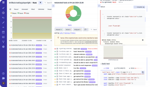 Example of Playwright Report screen