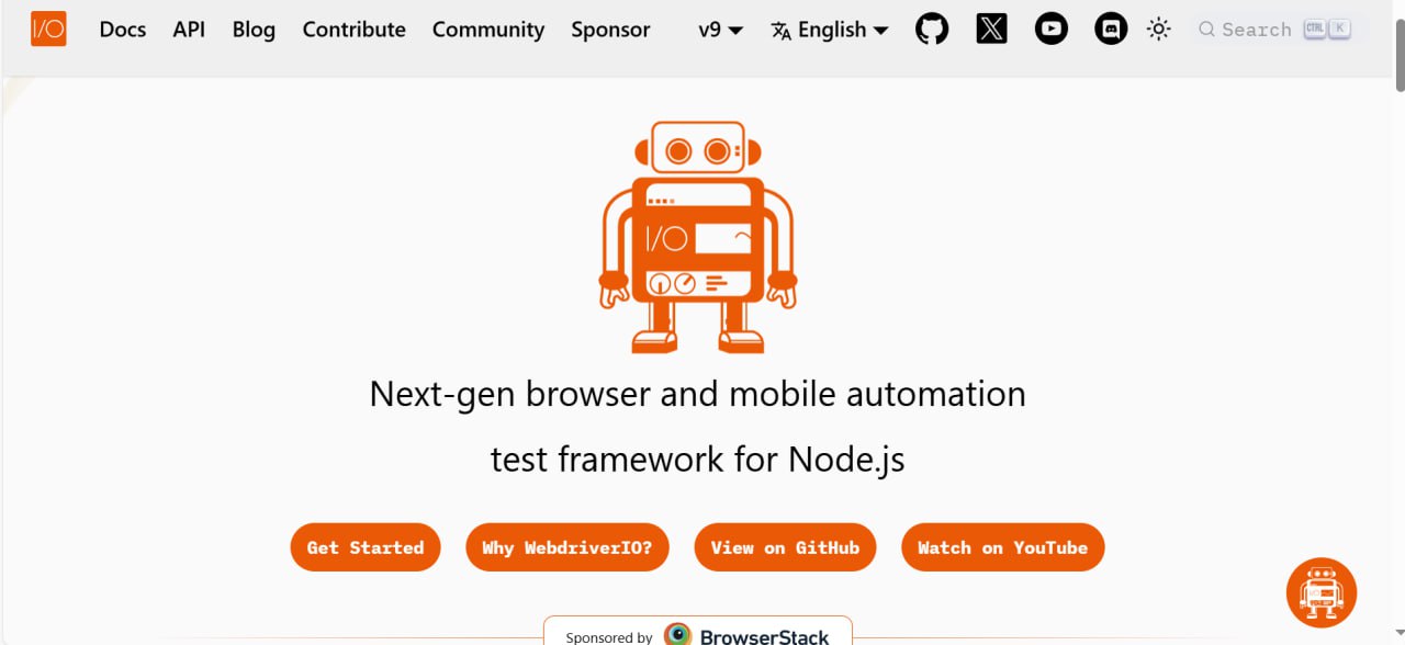 WebdriverIO