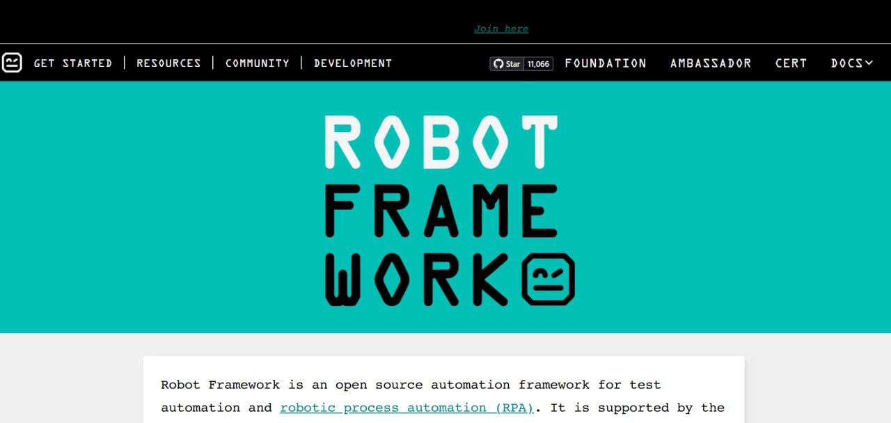 Robot Framework