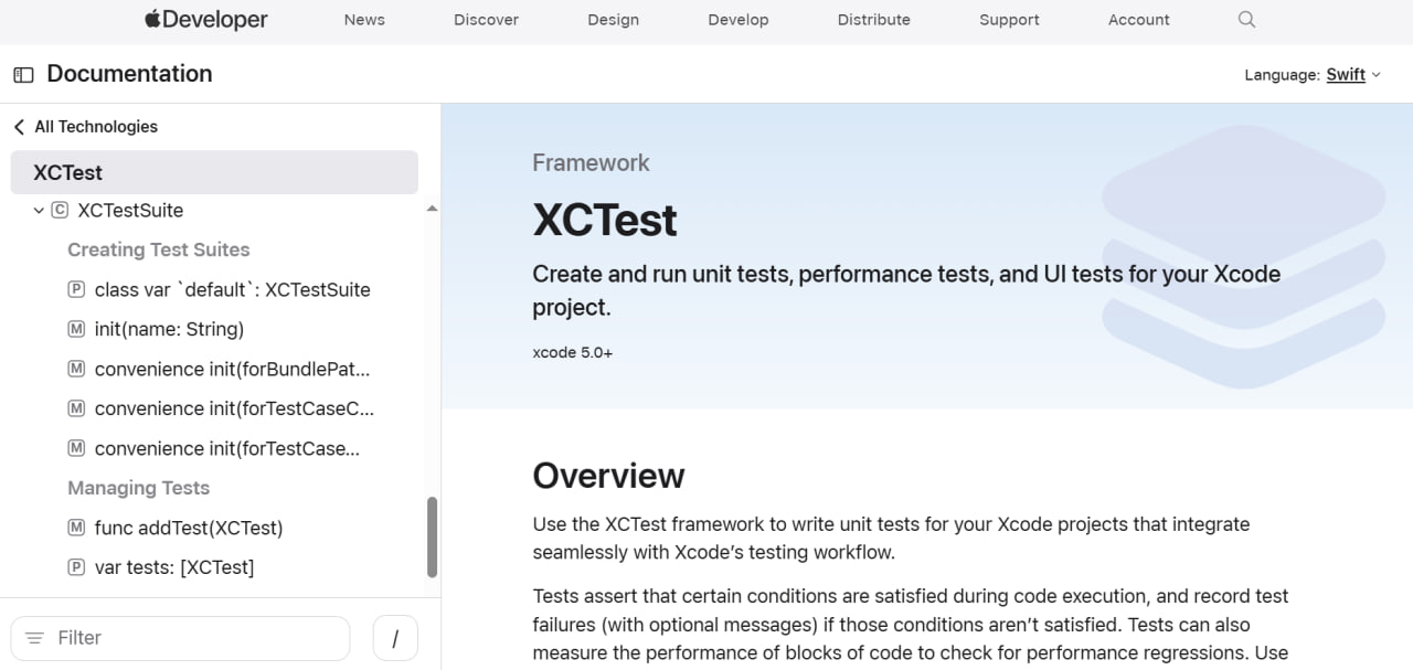 XCUITest