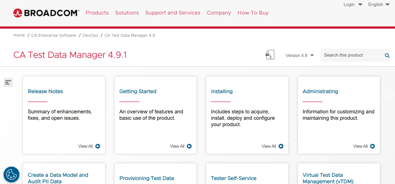 CA Test Data Manager (Broadcom)