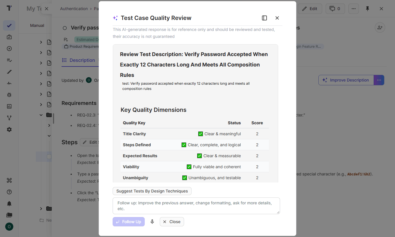 Review quality