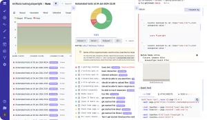 Example of Playwright Report screen