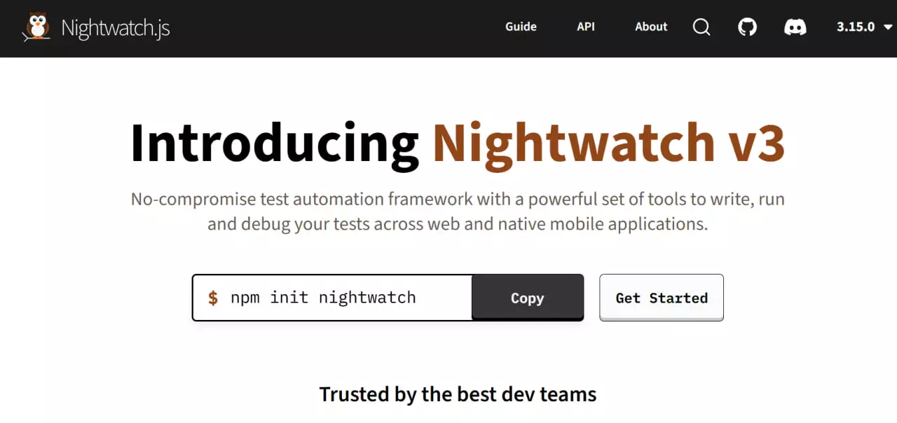 6. NightwatchJS