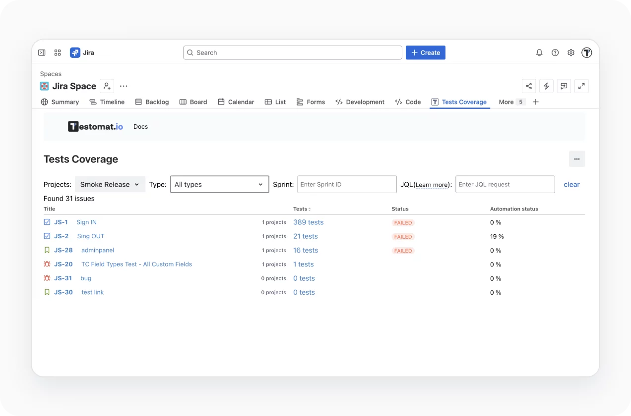 jira-test-coverage