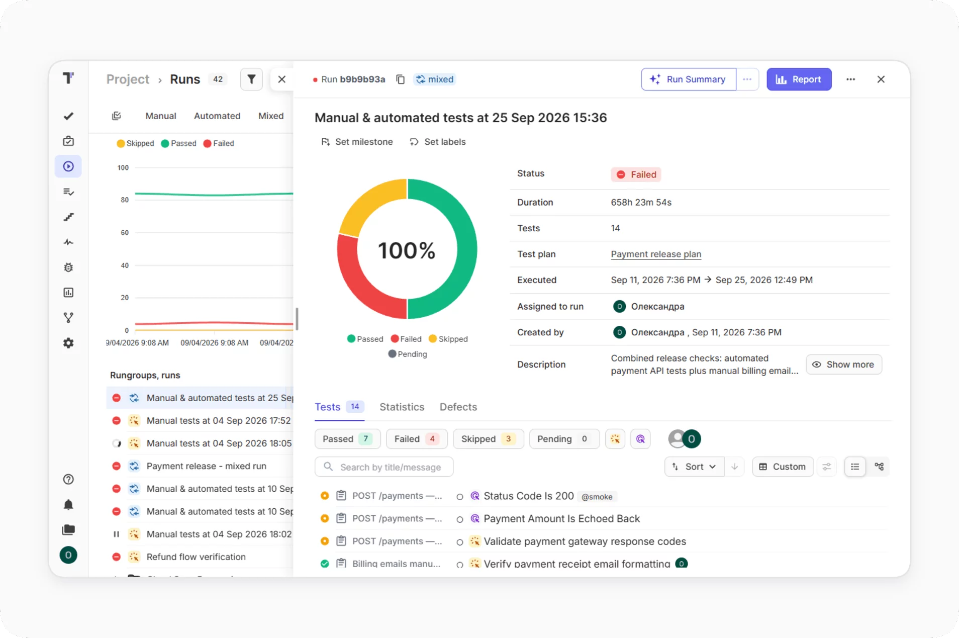 CI/CD execution in Testomat.io