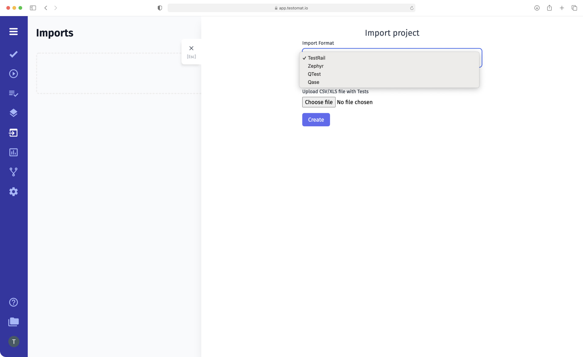 Test Management System migration