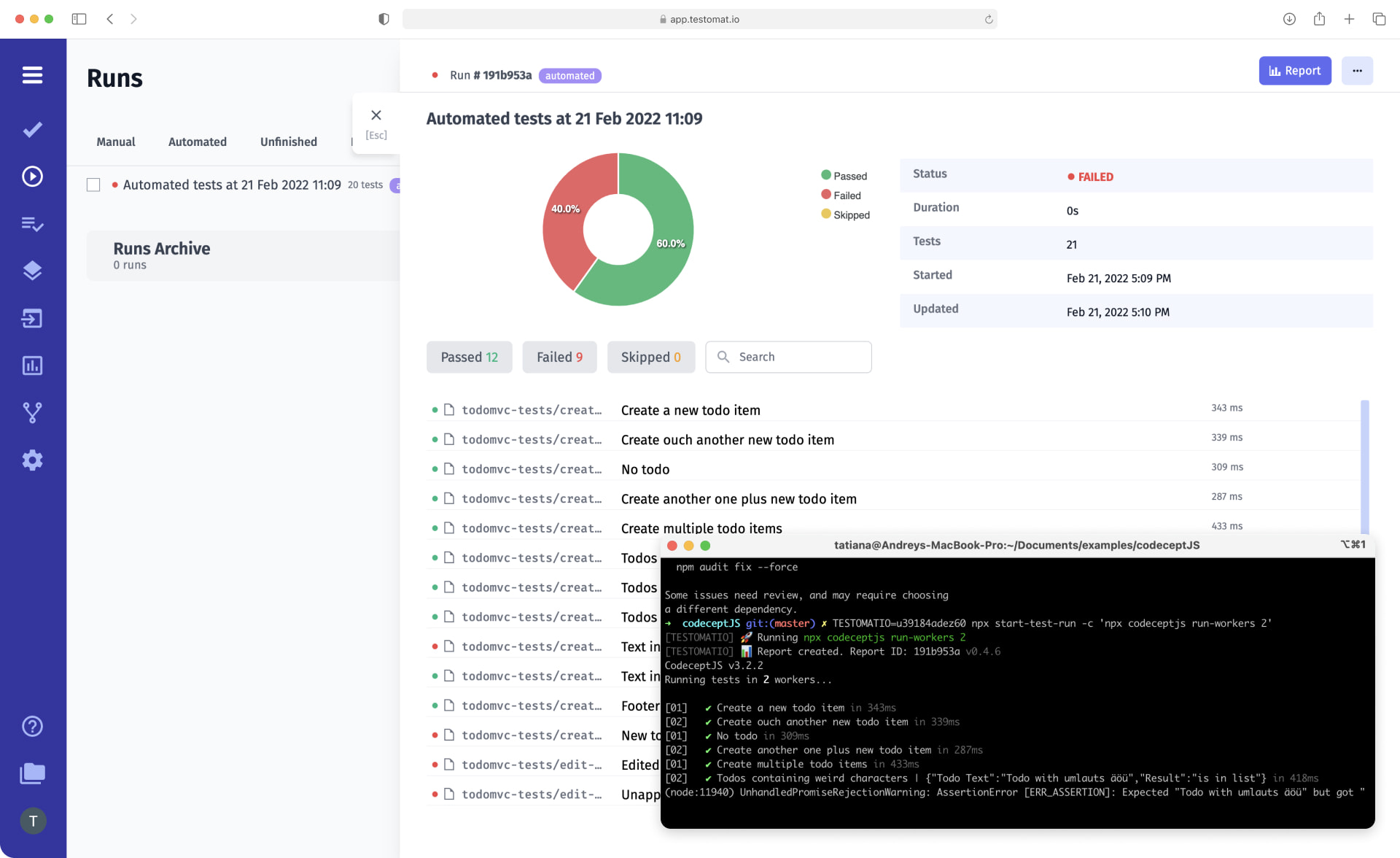 Parallel execution support