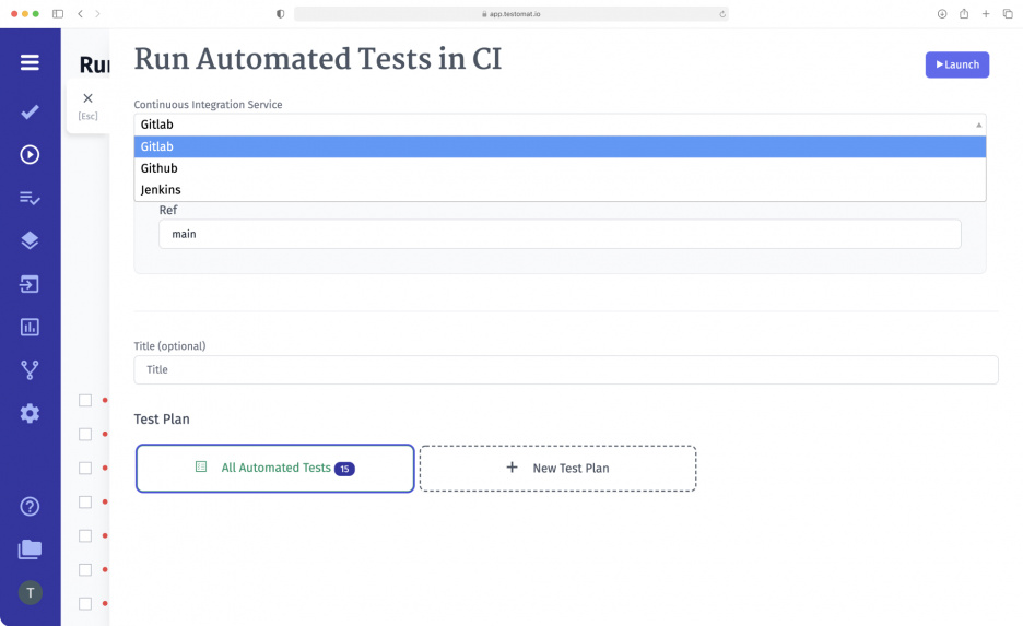 Integration test management systems with CD\CI DevOps tools