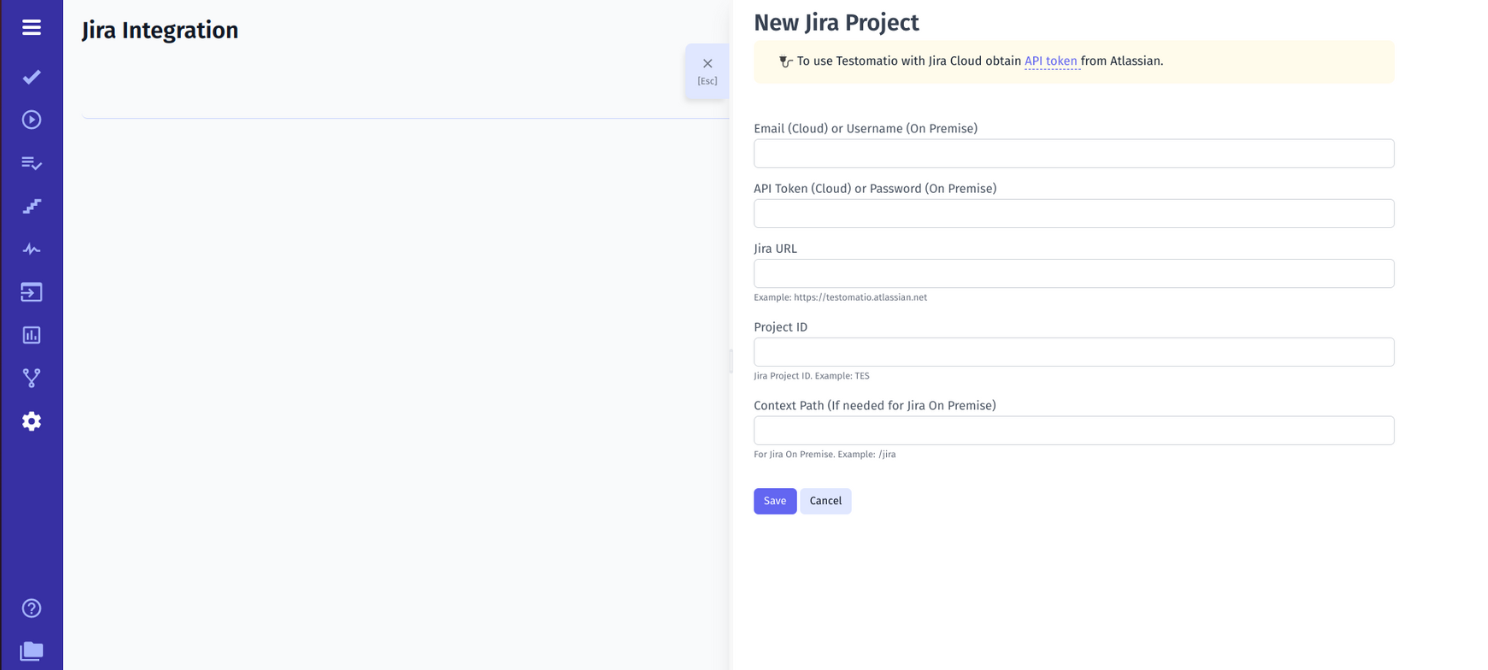 Connecting to JIRA project