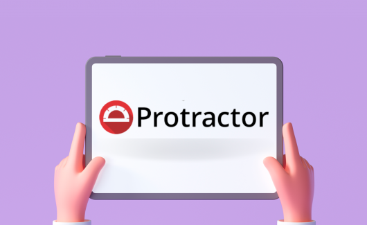 Protractor test management