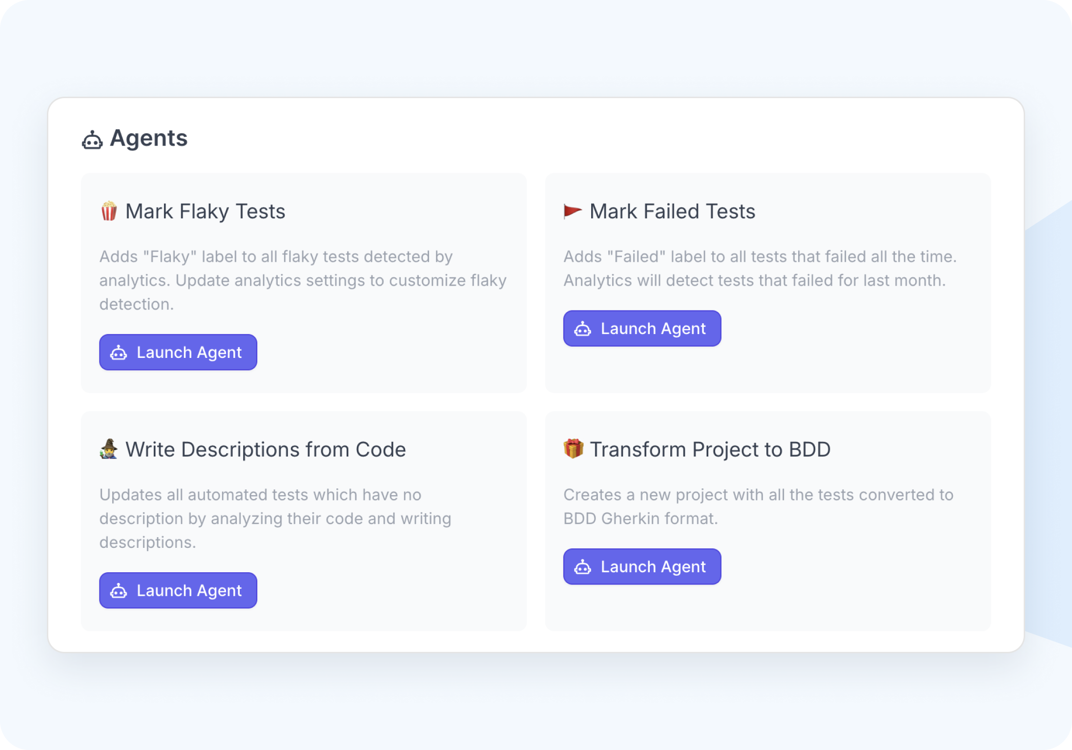 AI testing agent