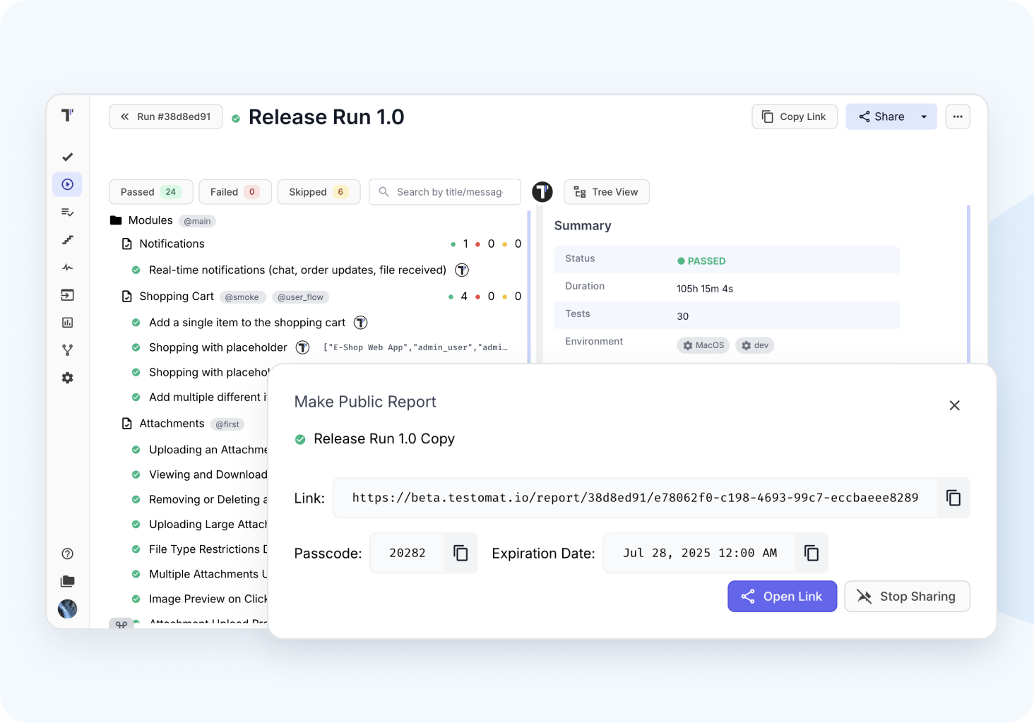 Public reports & read-only option