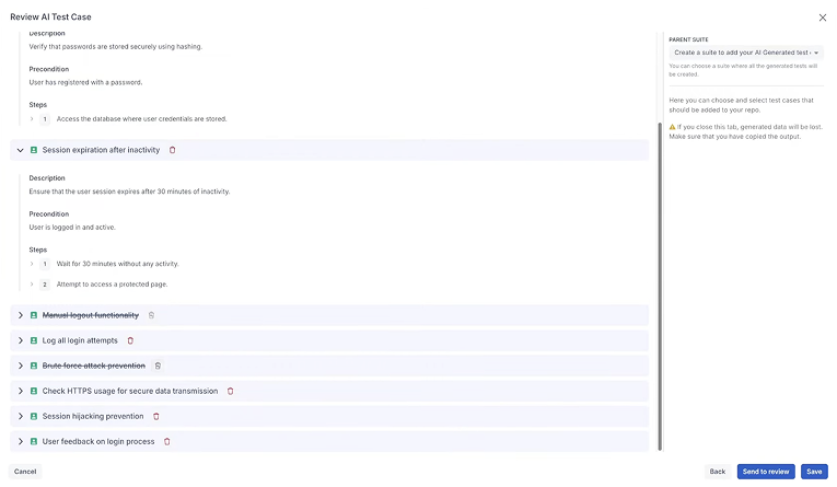 AI-powered feature