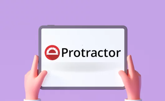 Protractor test management