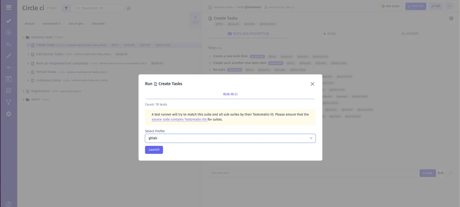 Execute Tests And View Results