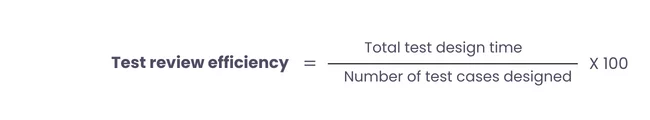 Test rewiew efficiency