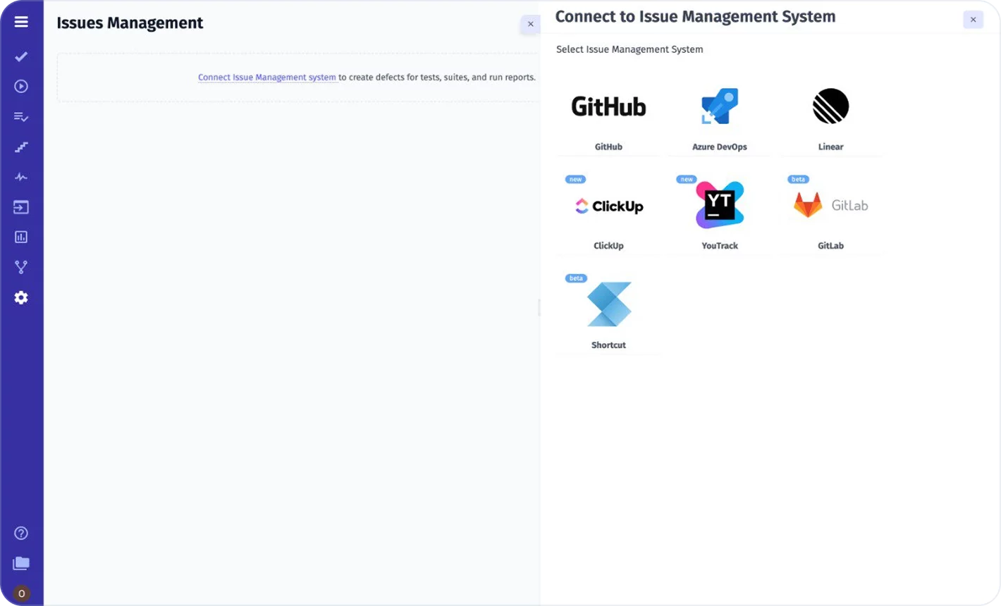 Issue Tracking integrations