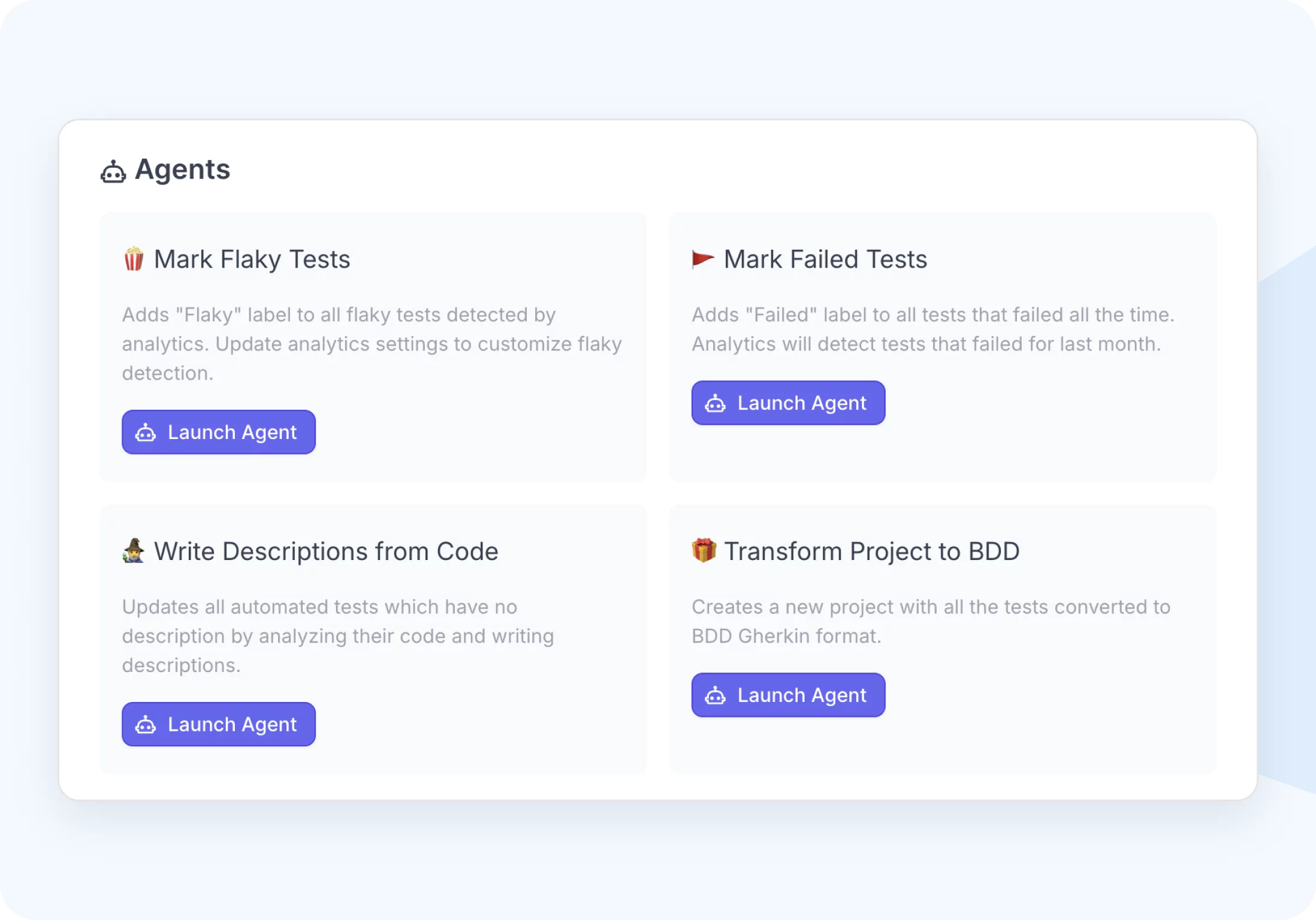 AI testing agent