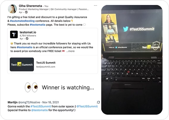 Virtual summits on trends JS test automation