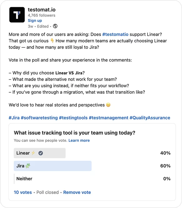 Post promotion integrations